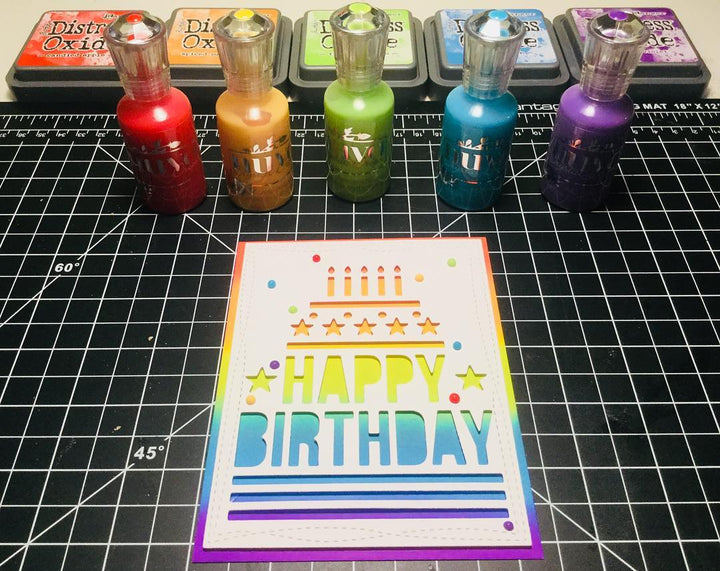 Rainbow Birthday by Gina