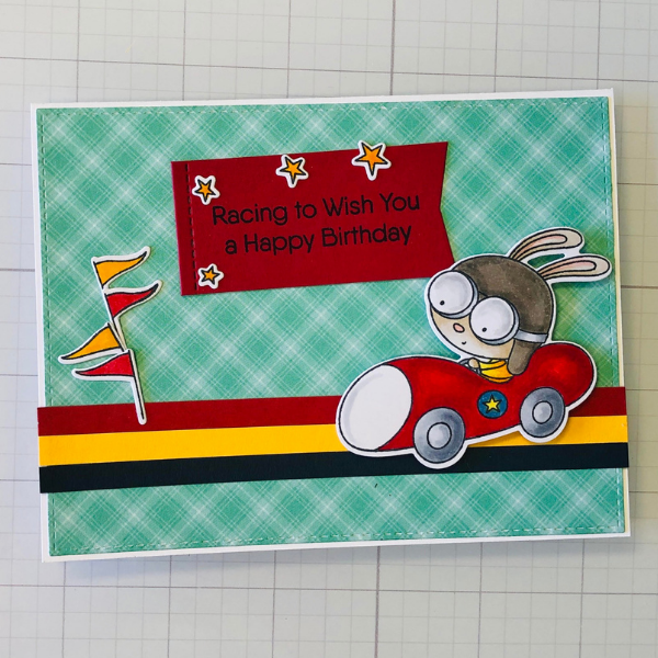 Fast Track Fun Birthday Card!
