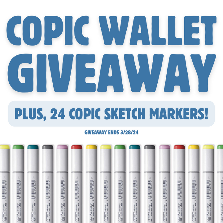 Giveaway: Copic Sketch Markers + Wallet - March 2024