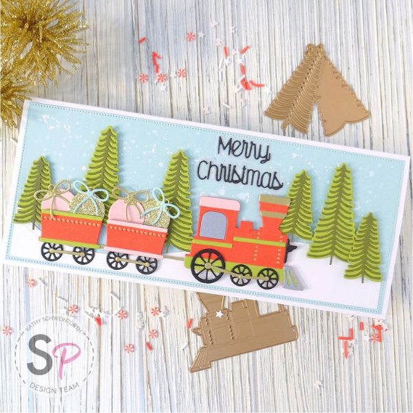 Spellbinders Holiday Foliage Pressplatte – Metall-Prägeplatte Für Letterpress-Karten (Weihnachtsdesign)