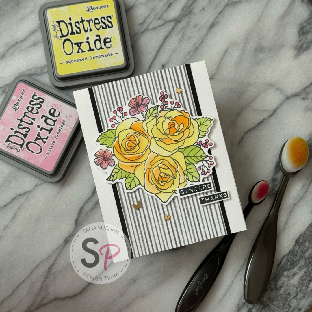 Spellbinders Garden Party - Thank You Card