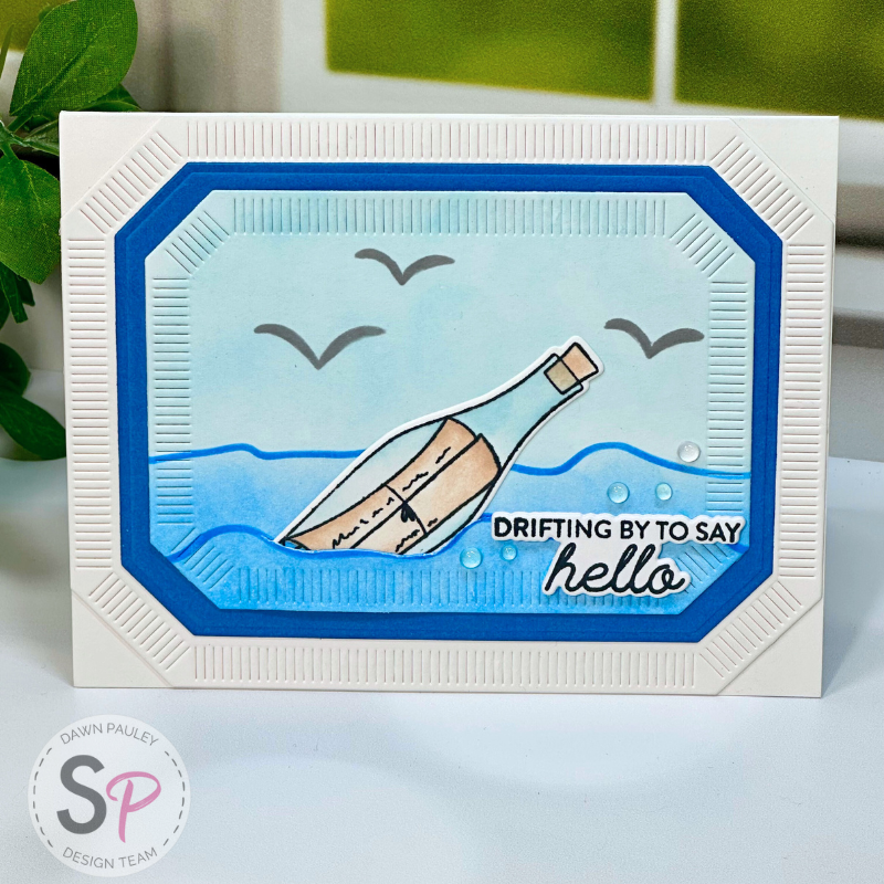 Pinkfresh Studio | Message in a Bottle Stamp & Die