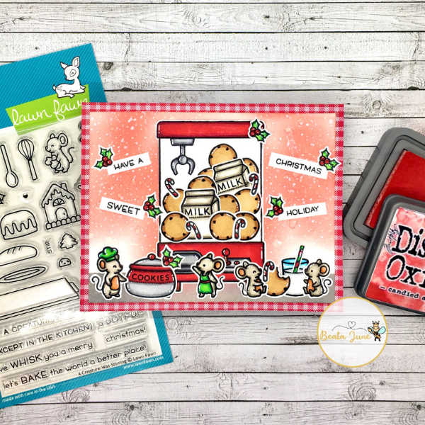 Sweet Holiday Lawn Fawn Card