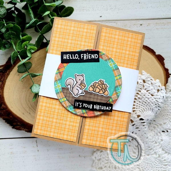 Let's Go Nuts Shutter Birthday Card