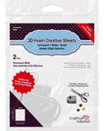3L - Scrapbook Adhesives - 3D Foam Creative Sheets - White - Small-ScrapbookPal