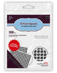 3L - Scrapbook Adhesives - 3D Foam Squares - Black - Small-ScrapbookPal