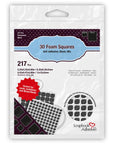 3L - Scrapbook Adhesives - 3D Foam Squares - Black Variety Pack-ScrapbookPal