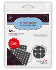 3L - Scrapbook Adhesives - 3D Foam Squares - Black-ScrapbookPal