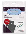 3L - Scrapbook Adhesives - 3D Foam Strips - Black - Large-ScrapbookPal