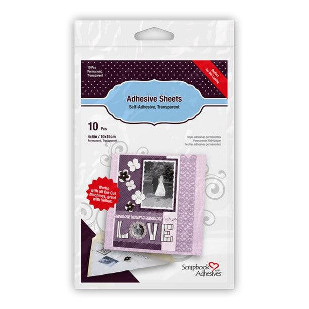 3L - Scrapbook Adhesives - Adhesive Sheets - 4" x 6"-ScrapbookPal