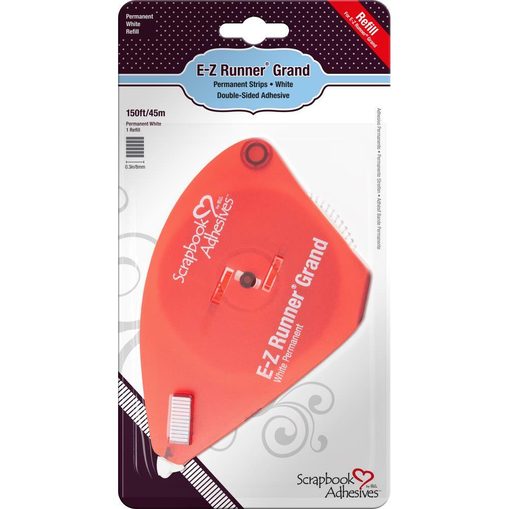 3L - Scrapbook Adhesives - E-Z Runner Grand Refill - Permanent Strips-ScrapbookPal