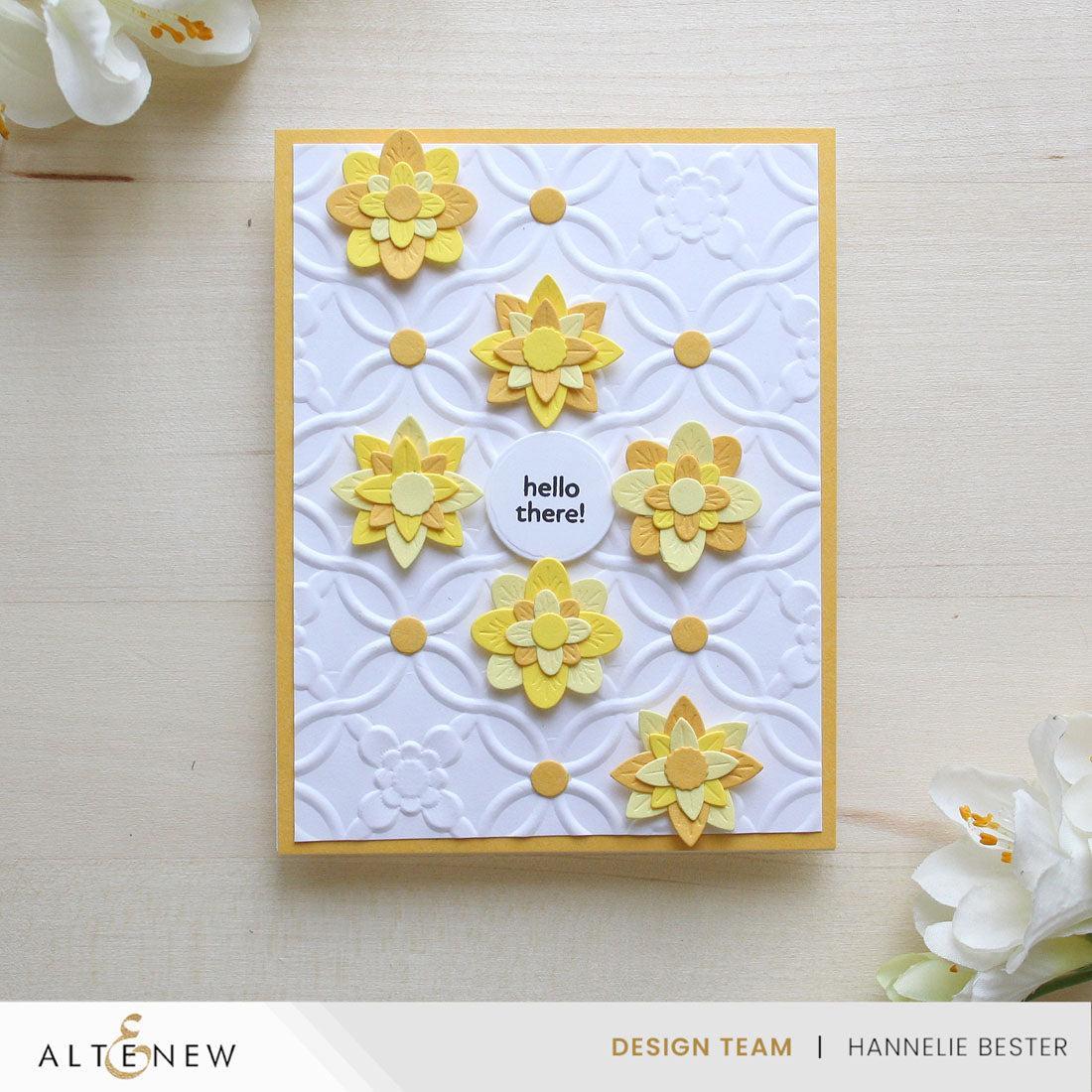 Altenew - 3D Embossing Folder - Botanical Rails-ScrapbookPal
