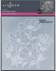 Altenew - 3D Embossing Folder - Dancing Cosmos-ScrapbookPal