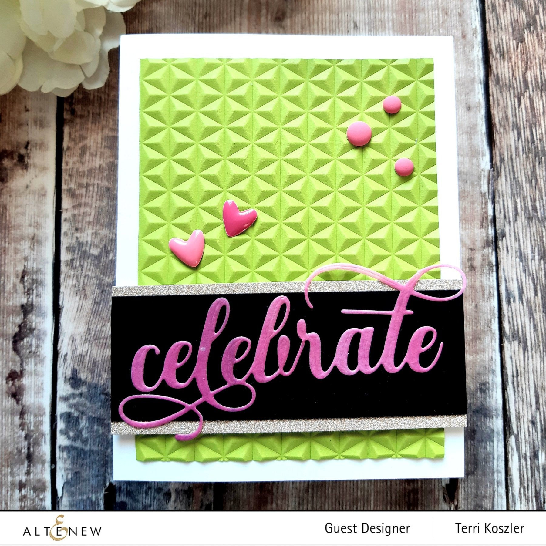 Altenew - 3D Embossing Folder - Diamond Stars-ScrapbookPal