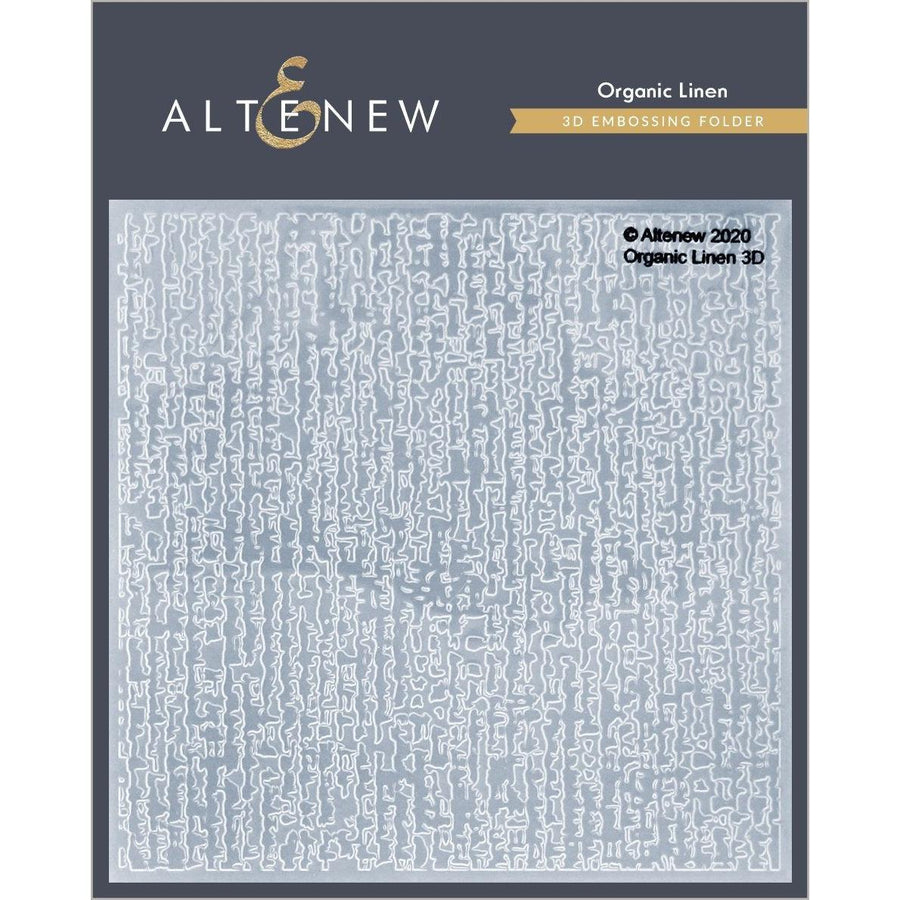 Altenew - 3D Embossing Folder - Organic Linen-ScrapbookPal