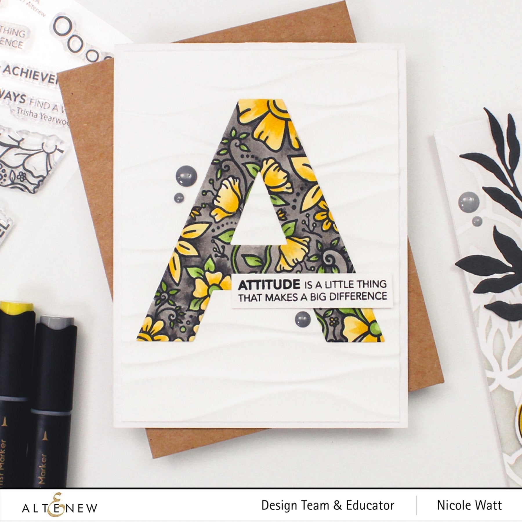 Altenew - 3D Embossing Folder - Ribbon Waves-ScrapbookPal