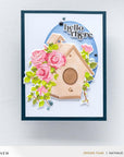 Altenew - 3D Embossing Folder - Rose Garden Birdhouse-ScrapbookPal