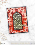 Altenew - 3D Embossing Folder & Stencils - Enchanted Castle Window-ScrapbookPal