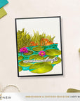 Altenew - 3D Embossing Folder & Stencils - Lilypad Dreams-ScrapbookPal