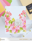 Altenew - 3D Embossing Folder - Winterberry Poinsettias-ScrapbookPal
