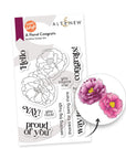 Altenew - Clear Stamps & Dies - Mini Delight: A Floral Congrats-ScrapbookPal