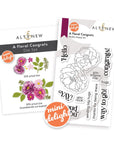 Altenew - Clear Stamps & Dies - Mini Delight: A Floral Congrats-ScrapbookPal