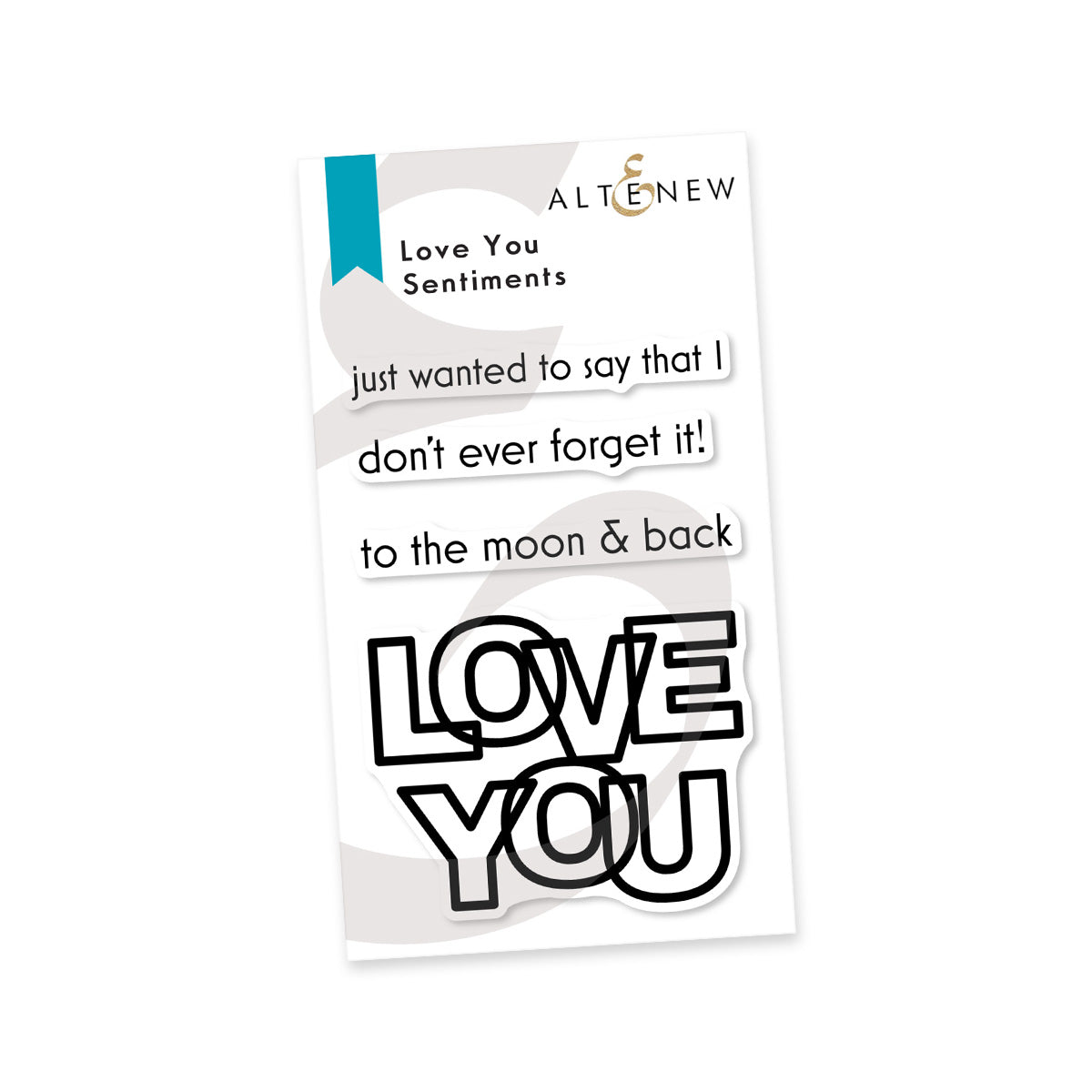 Altenew - Clear Stamps - Love You Sentiments-ScrapbookPal