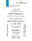 Altenew - Clear Stamps - One-Go Birthday Greetings-ScrapbookPal