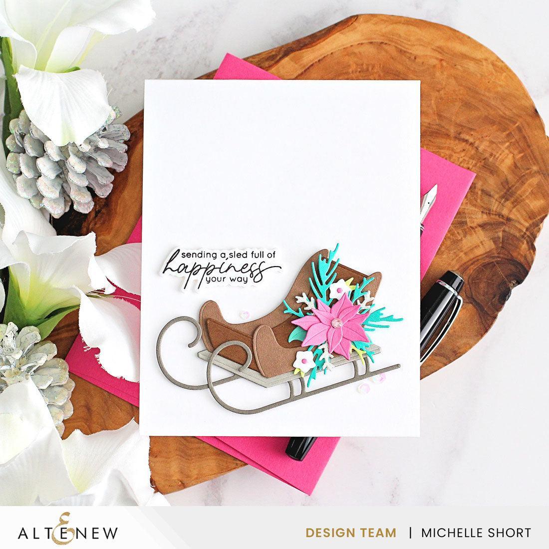 Altenew - Clear Stamps - Sleigh Ride Greetings-ScrapbookPal