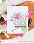 Altenew - Clear Stamps, Stencils & Dies - Build-A-Garden: Leaning Lily-ScrapbookPal
