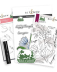 Altenew - Clear Stamps, Stencils & Dies - Build-A-Garden: Serene Blooms-ScrapbookPal