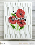 Altenew - Clear Stamps & Stencils - Dynamic Duo: Precious Poppies-ScrapbookPal