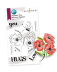 Altenew - Clear Stamps & Stencils - Dynamic Duo: Precious Poppies-ScrapbookPal