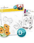 Altenew - Clear Stamps & Stencils - Dynamic Duo: Precious Poppies-ScrapbookPal