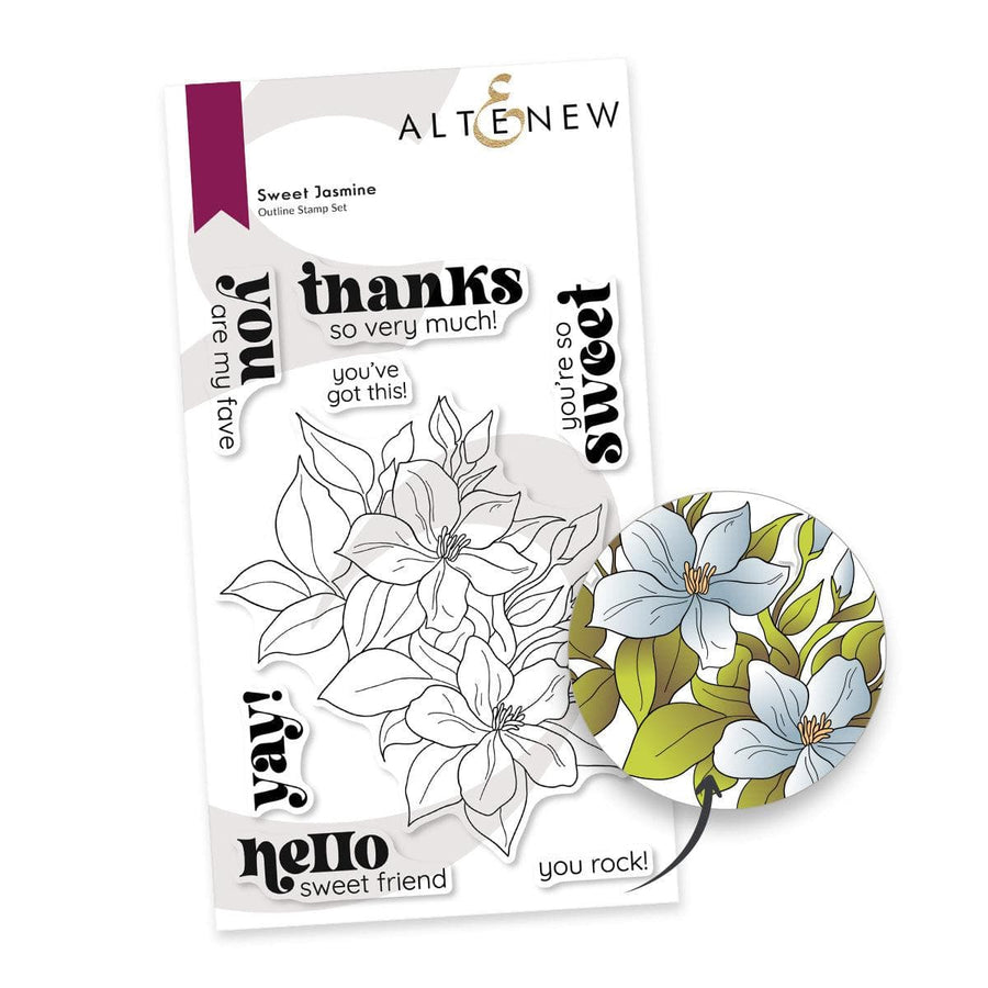 Altenew - Clear Stamps - Sweet Jasmine