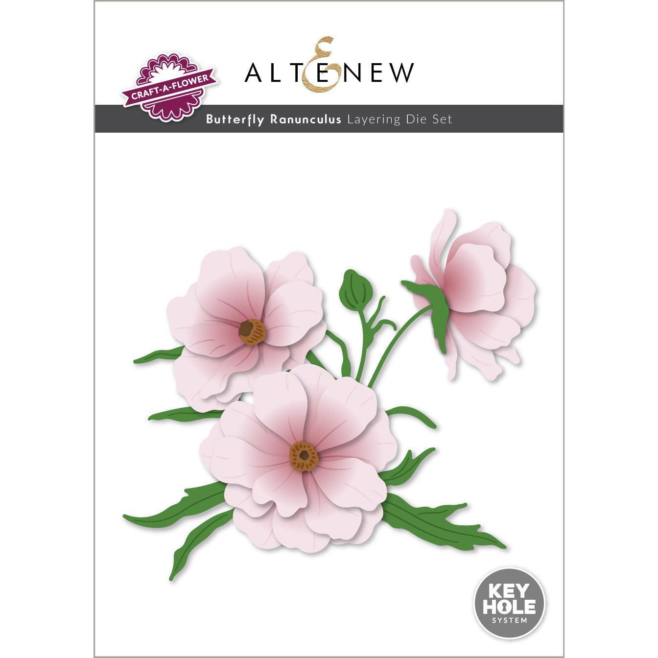 Altenew - Dies - Craft-A-Flower: Butterfly Ranunculus – ScrapbookPal