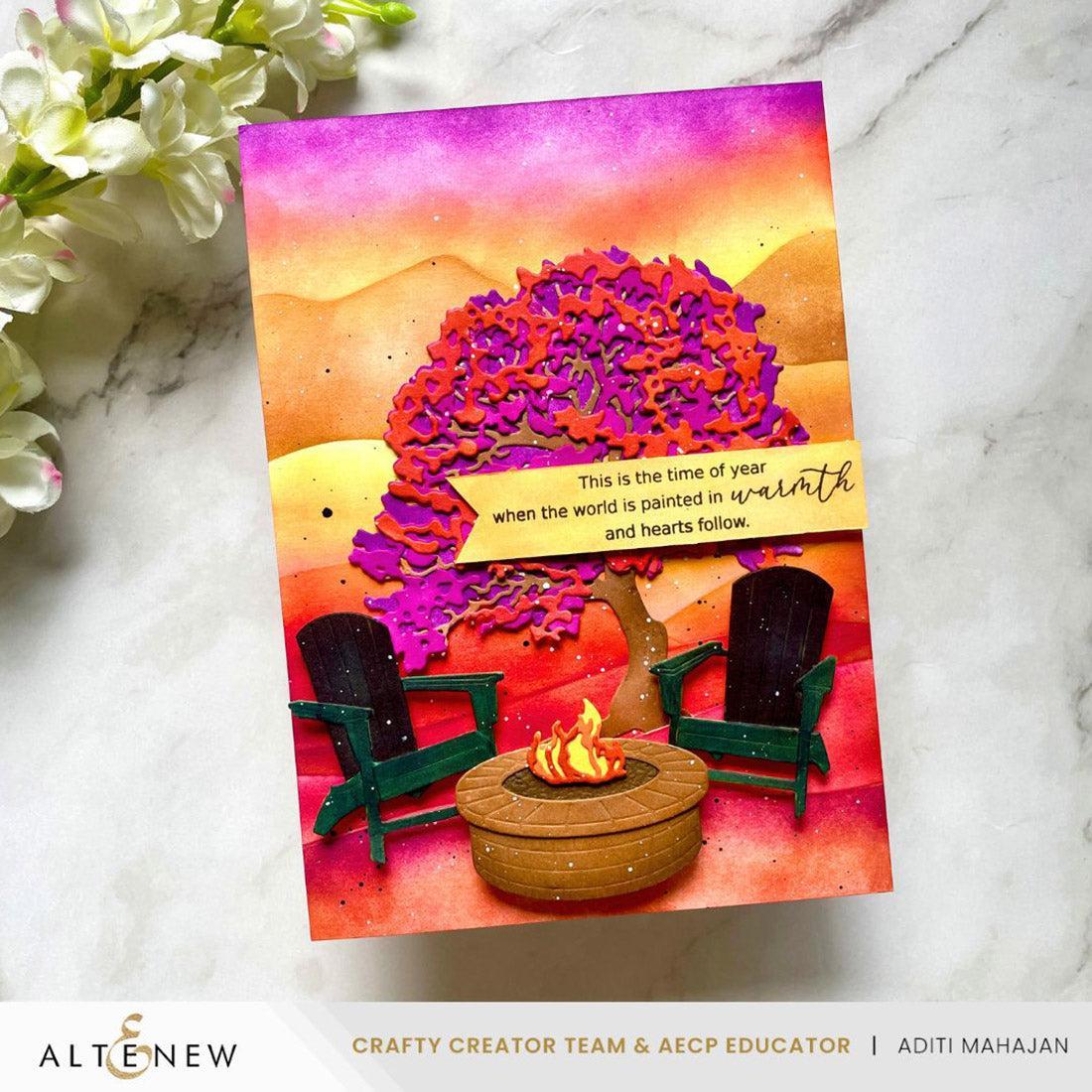 Altenew - Dies - Fireside Escape-ScrapbookPal