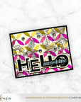 Altenew - Dies - Outlined Hello-ScrapbookPal
