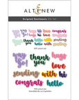 Altenew - Dies - Scripted Sentiments-ScrapbookPal