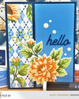 Altenew - Dies - Stencil Art: Botanical Argyle Add-on-ScrapbookPal