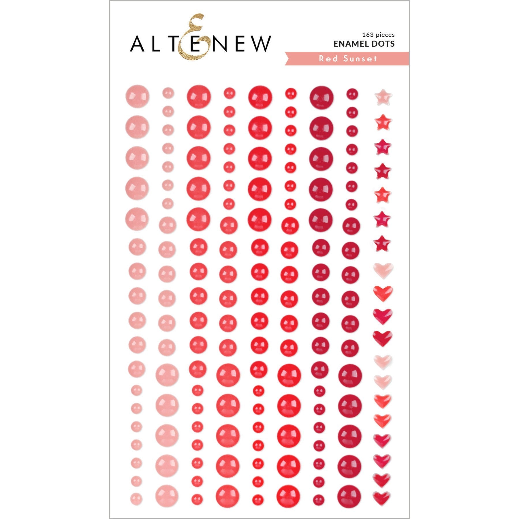 Altenew - Enamel Dots - Red Sunset-ScrapbookPal