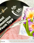 Altenew - Instant Dimension Foam Tape - 1/8" x 1/4" x 10m-ScrapbookPal