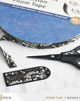 Altenew - Instant Dimension Foam Tape - Black - 1/16'' x 1/2'' x 15m-ScrapbookPal