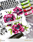 Altenew - Press Plates - Inked Poppies-ScrapbookPal