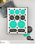 Altenew - Press Plates - One-Go: Solid Circular Sentiments-ScrapbookPal