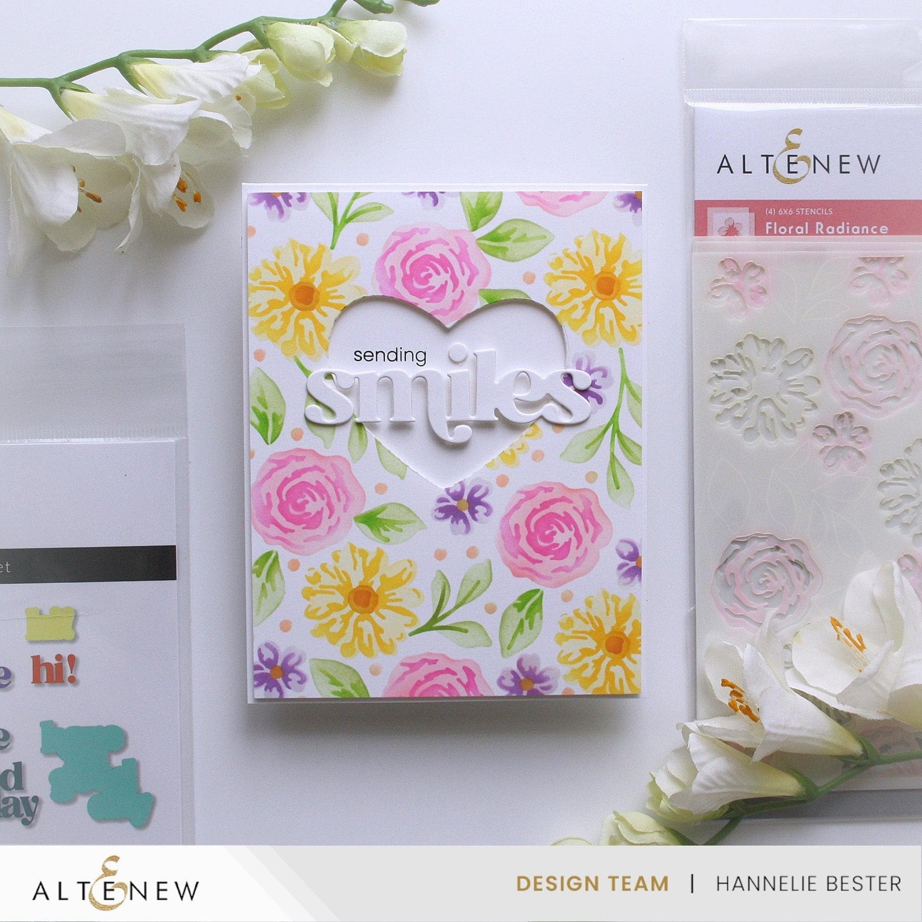 Altenew - Stencils - Floral Radiance-ScrapbookPal