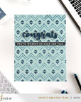 Altenew - Stencils - Heritage Chevron Weaves-ScrapbookPal