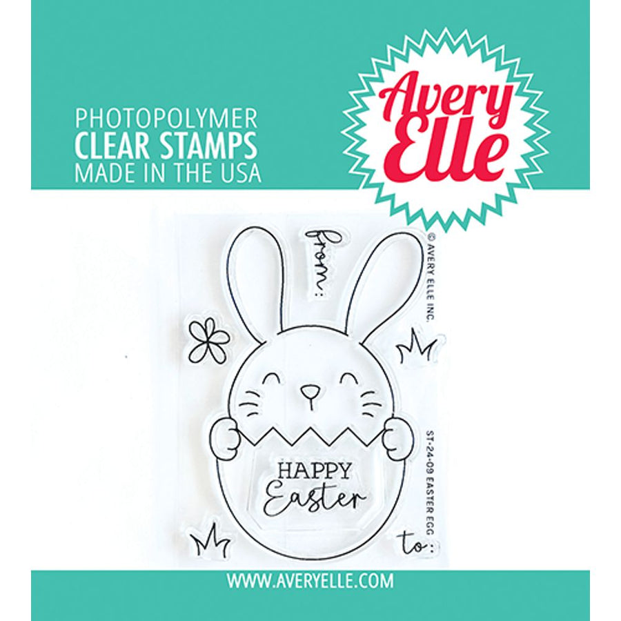Avery Elle - Clear Stamps - Easter Egg-ScrapbookPal