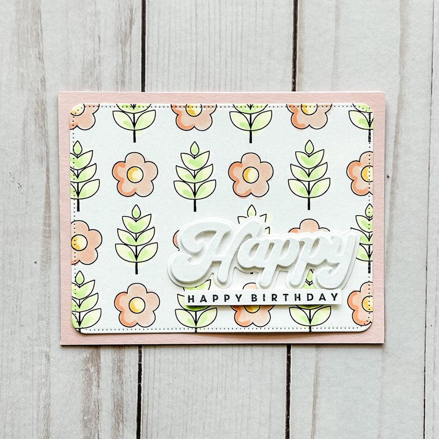 Avery Elle - Clear Stamps - Groovy Vibes