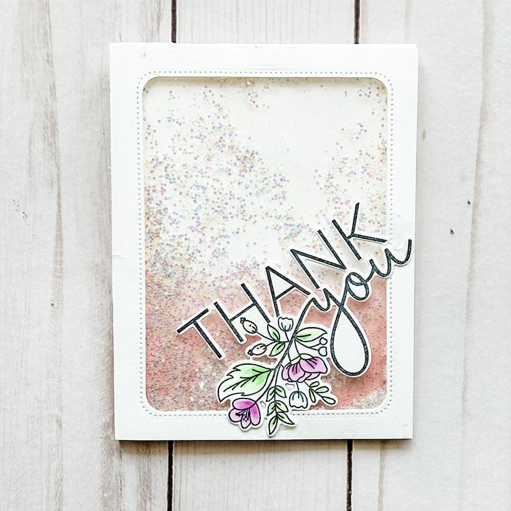 Avery Elle - Clear Stamps - Thank You Flowers-ScrapbookPal